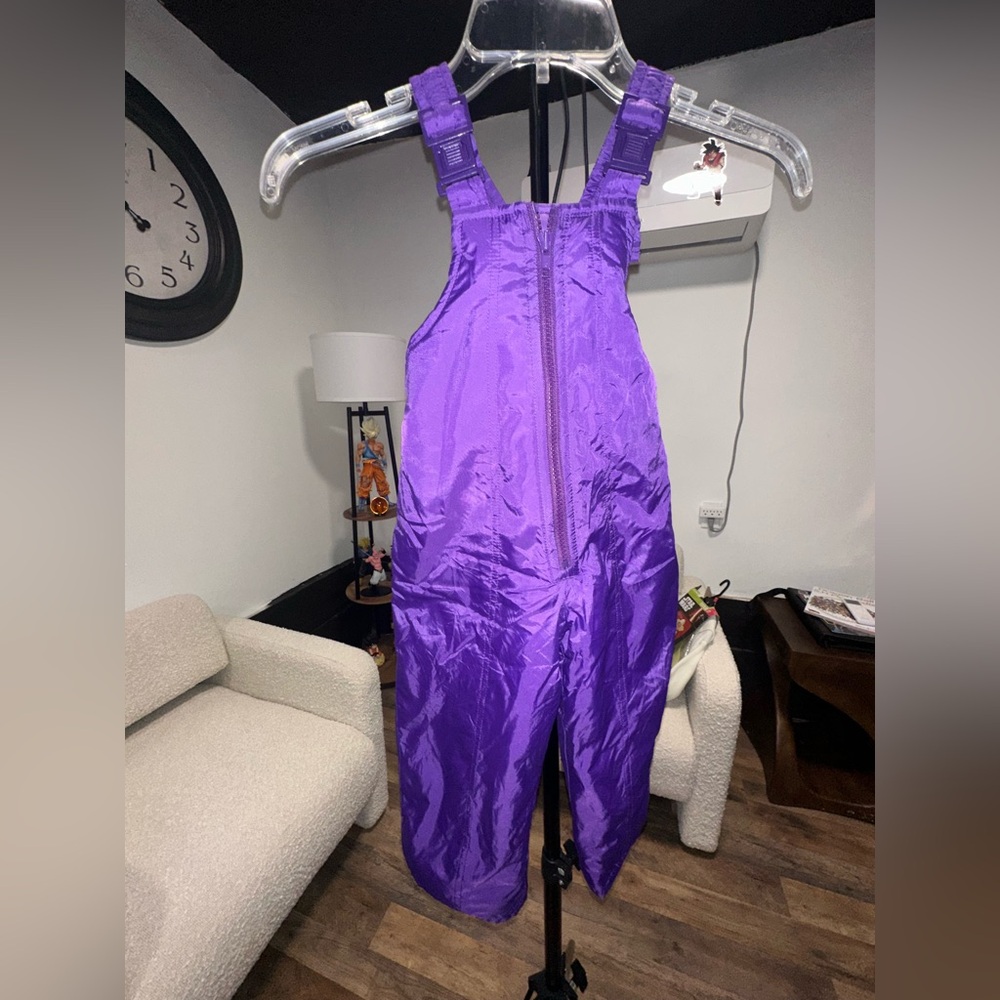 Outbrook kids snowsuit winter Purple Snow Bib Overalls